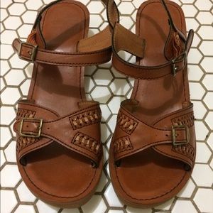 Vintage hand made Wooden sandal